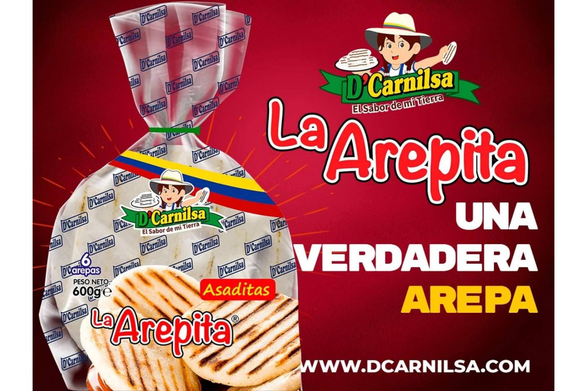 Comprar la auténtica arepa colombiana en D’Carnilsa, lista para ser rellenadas y consumida