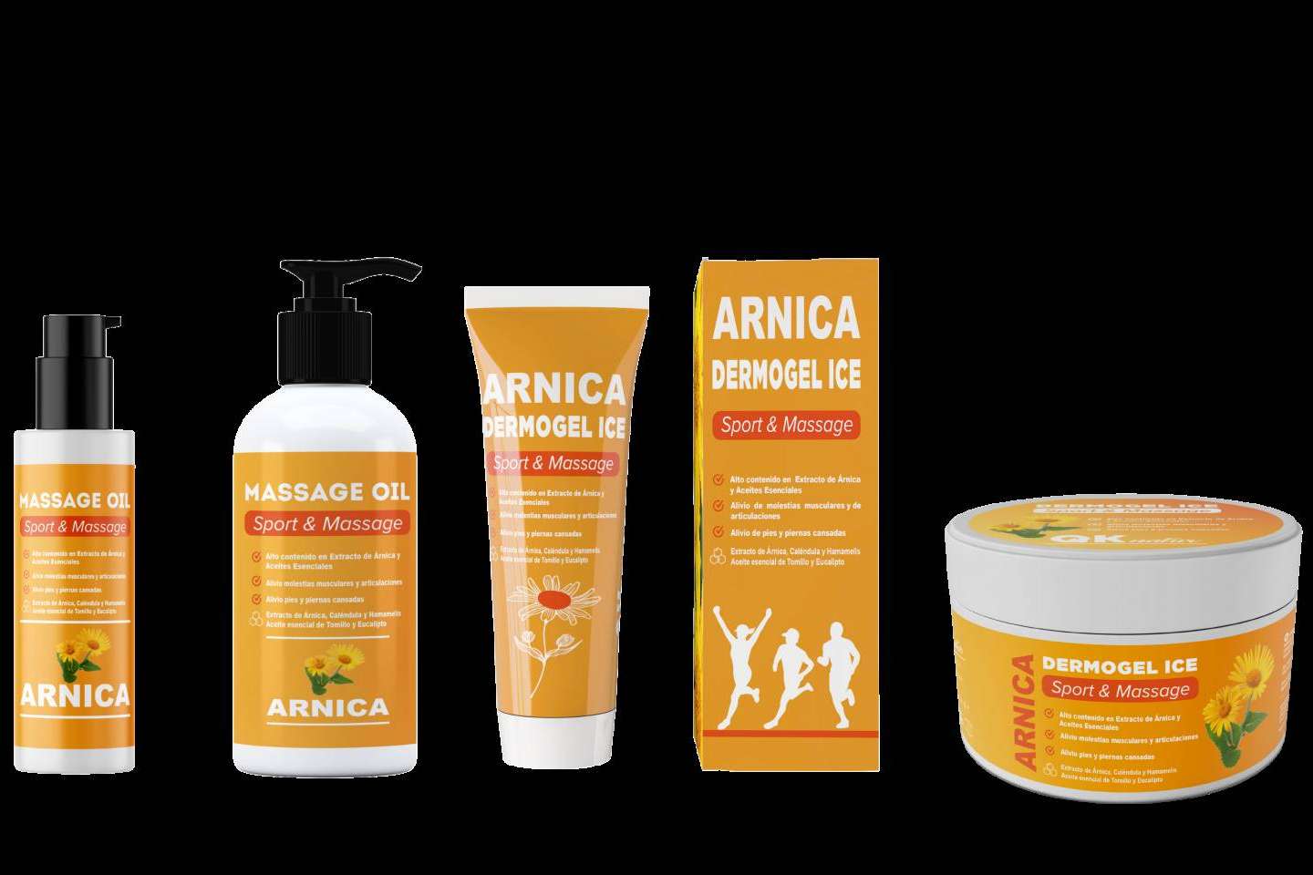 La crema y aceite masaje árnica que ofrece QKnatur