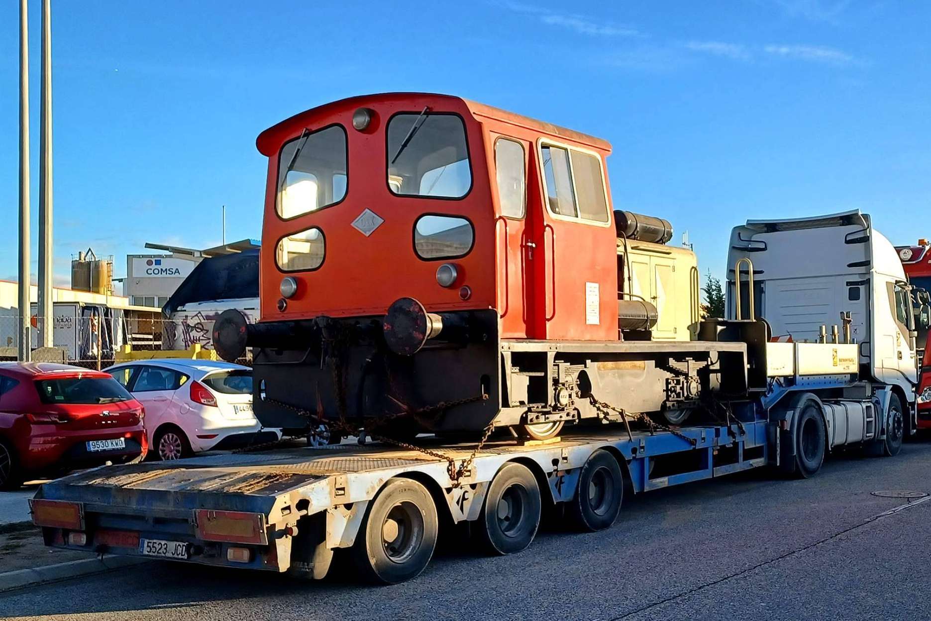 Una histórica locomotora de Azucarera Ebro protegida por la Fundación del Patrimonio Ferroviario