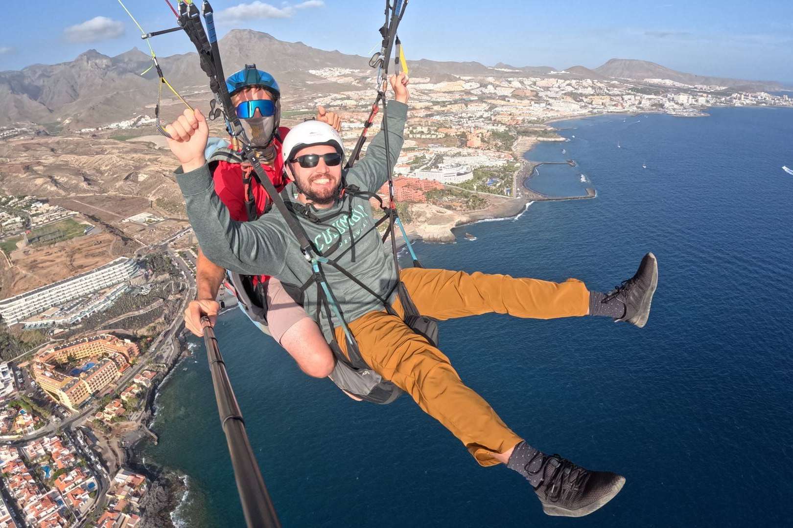 Disfrutar del cielo de Tenerife con los vuelos en parapente de Tenerfly