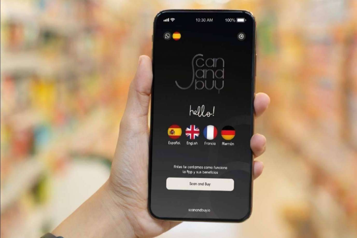 Tienda inteligente, la propuesta de Scan and Buy administrada por una app de compra-venta inmediata