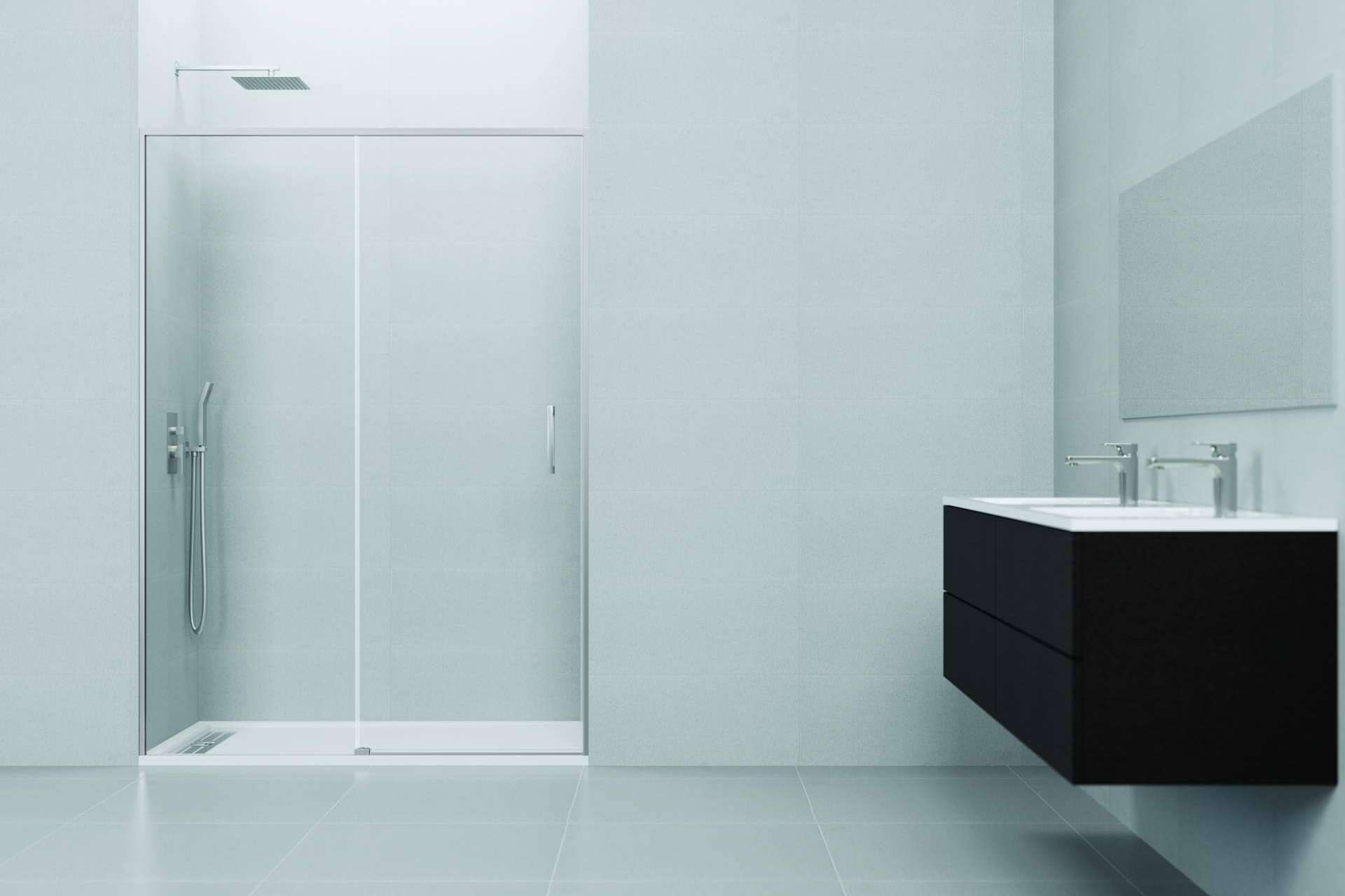 Duchas con estilo propio de la mano de Mamparas Blau