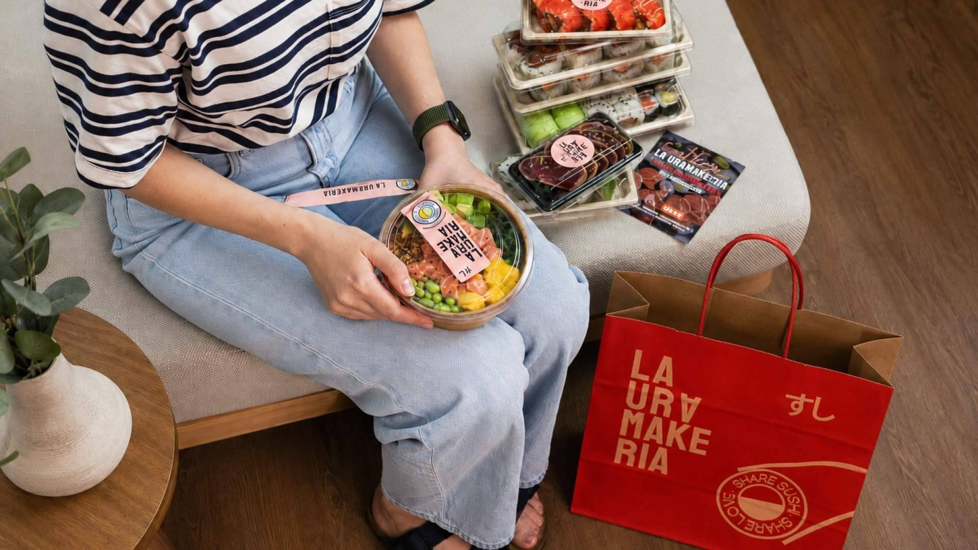 La Uramakeria propone una forma fácil y actual de disfrutar sushi en cenas con amigos, take away y planes