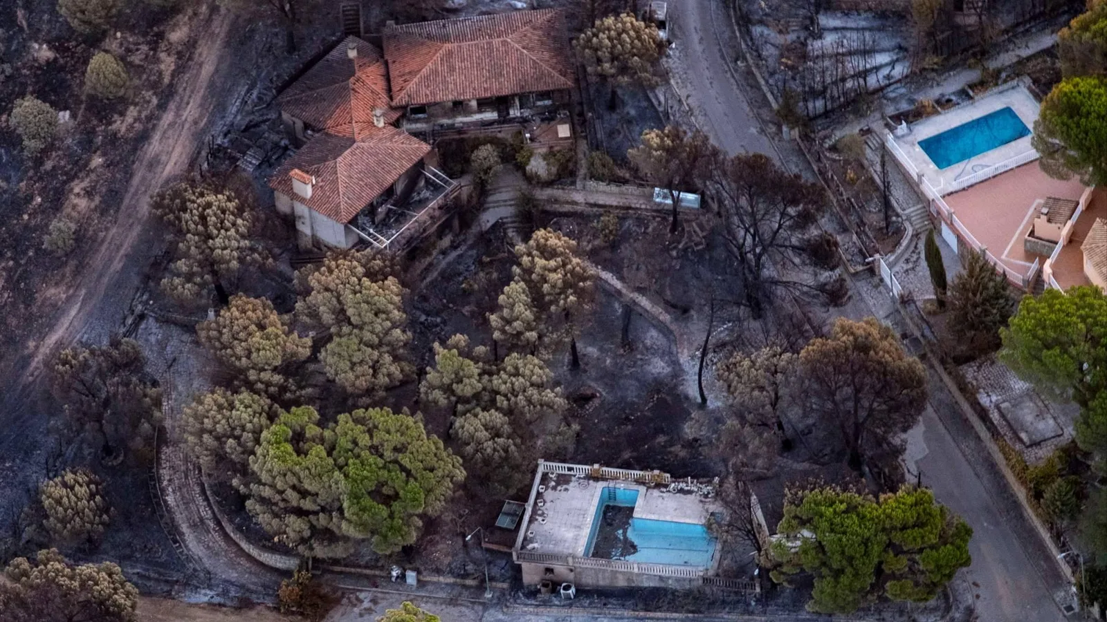 Las impactantes imágenes que muestran el desastre causado por los incendios en España